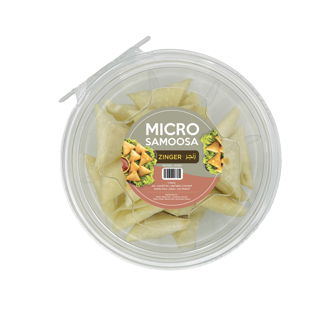 FROZEN MICRO SAMOOSA ZINGER 30PCS