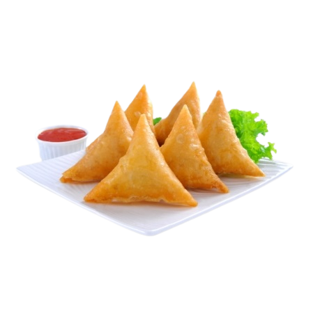 A pack of 15 pcs frozen special samoosa cheese olives 